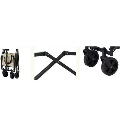 Portable Collapsible Folding Utility Wagon Cart