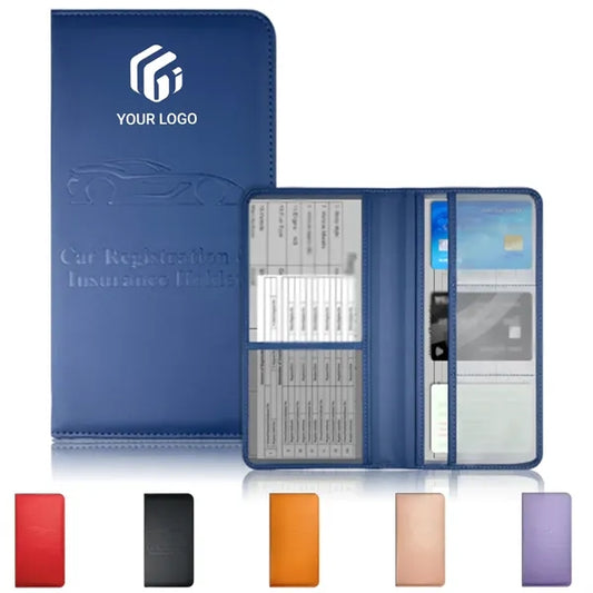 Auto truck case car registration and insurance card holder