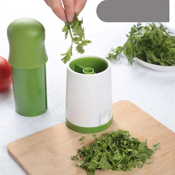 Kitchen gadgets handheld herb cutter vegetable chopper