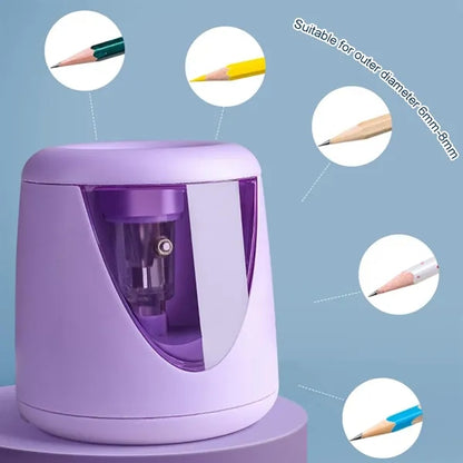Portable Battery-Powered Electric Pencil Sharpeners