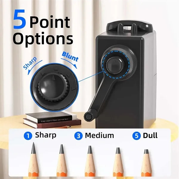 Office school supplies adjustable tip pencil sharpener