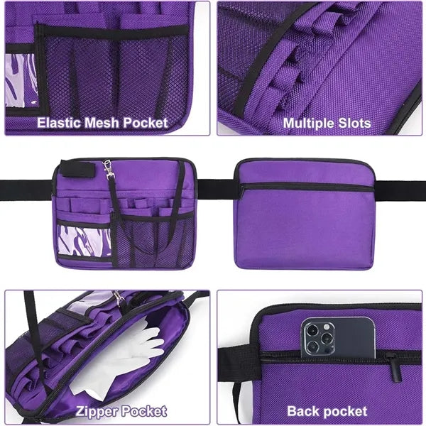 Medical gear multi pockets nurse fanny pack waist bag