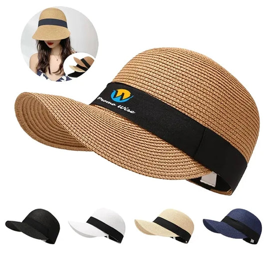 Outdoor Sun Visor Equestrian Straw Beach Cap Hat