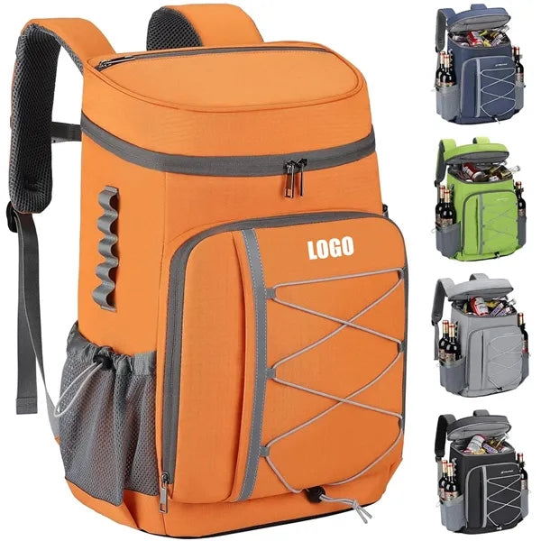 Outdoor Insulated Cooler Backpack for Travel & Hiking.