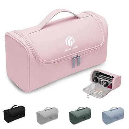 Vacation hair dryer travel carrying case storage organizer