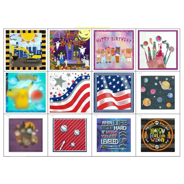 Custom party christmas restaurant bar dinner paper napkins