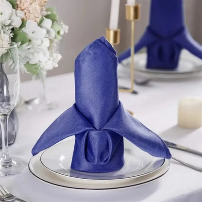 Hotel restaurant parties wedding solid washable cloth napkin