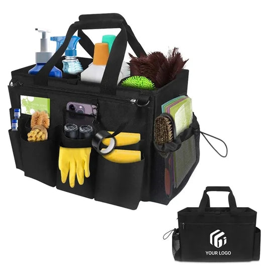 Gardening portable wearable cleaning caddy organizer bag
