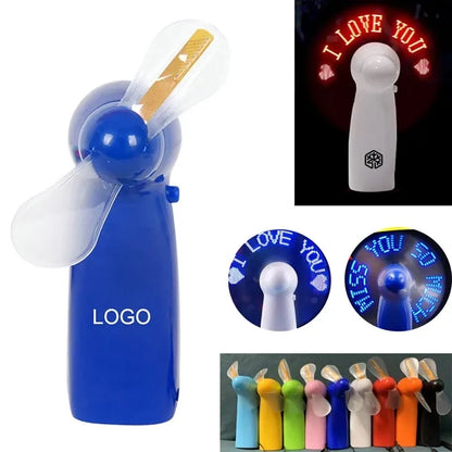 Pre-Programmed Mini Fans with LEDs