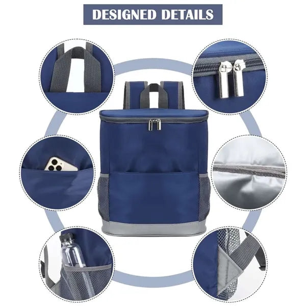 Waterproof Insulated Cooler Backpack Leakproof Soft Bag