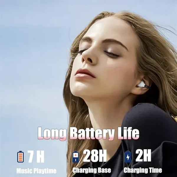 Ear-clip Bluetooth Wireless Earbuds Headphones