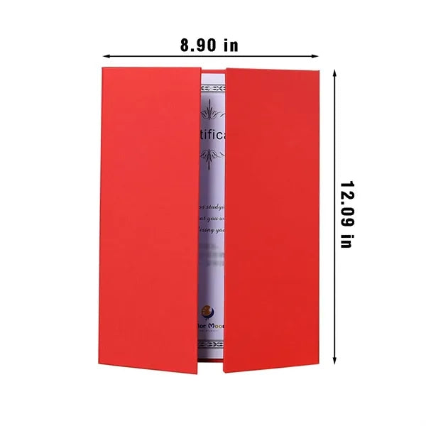 School office academic trifold durable certificate holder