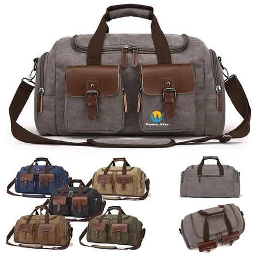 Large-capacity Wear-resistant Canvas Travel Bag