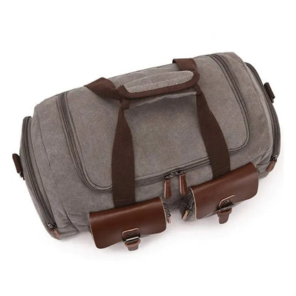 Large-capacity Wear-resistant Canvas Travel Bag