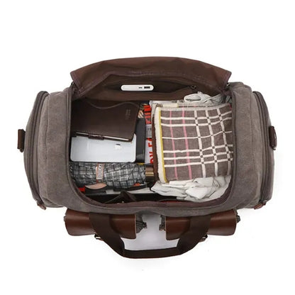 Large-capacity Wear-resistant Canvas Travel Bag