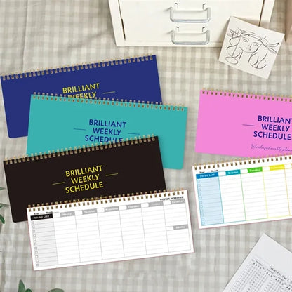 Work tasks desk To Do List notepad undated weekly planner