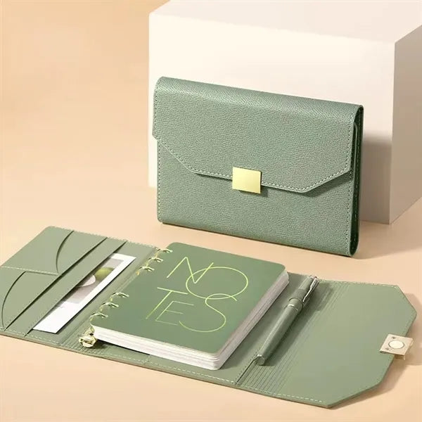 Premium business school gift a5 binder notebook and pen set