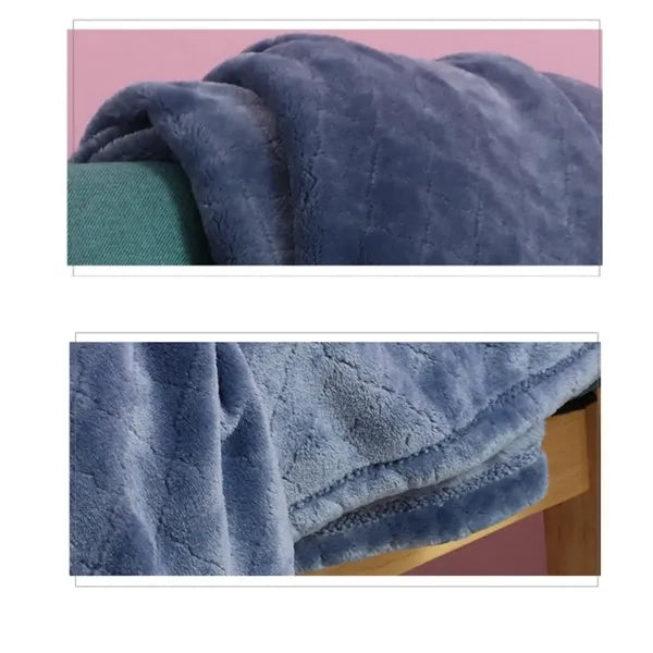 Soft Flannel Plaid Blanket