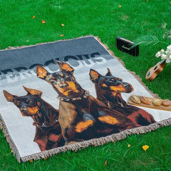 Multi-function decorative sofa bed  tapestry shawl blanket