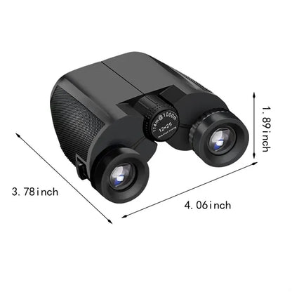 12x25 sightseeing high power lightweight compact binoculars
