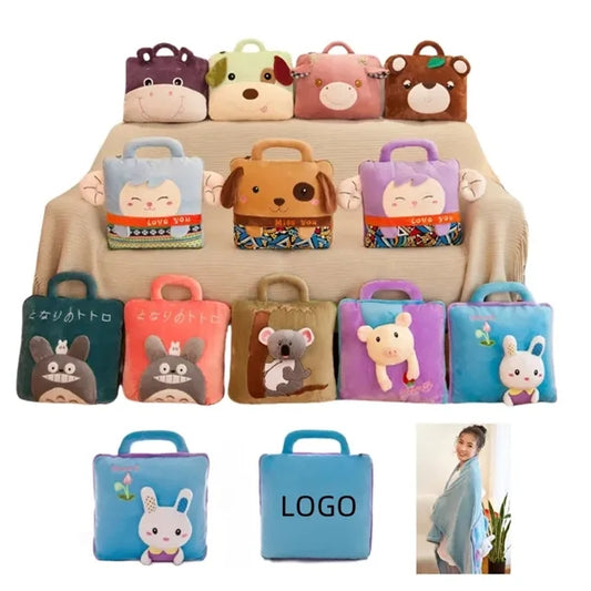 Cute Travel Pillow Blanket