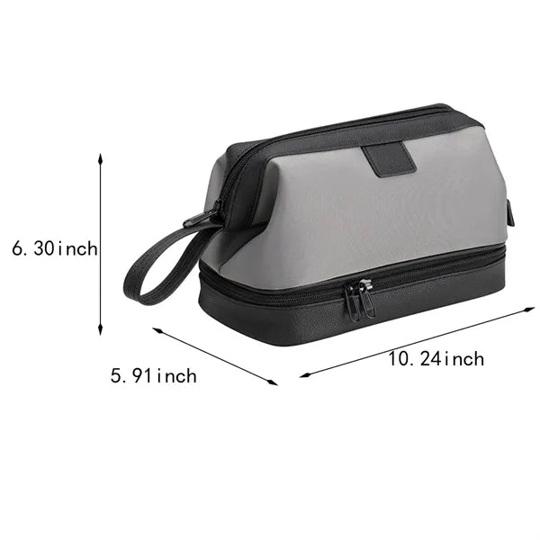 Unisex waterproof makeup organizer large travel toiletry bag