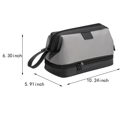 Unisex waterproof makeup organizer large travel toiletry bag