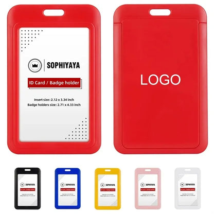 Sliding ID Badge Holder