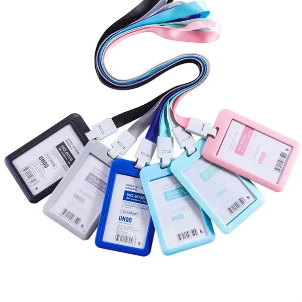 Sliding ID Badge Holder