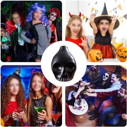 Halloween festival toys celebration skull ceramic whistle