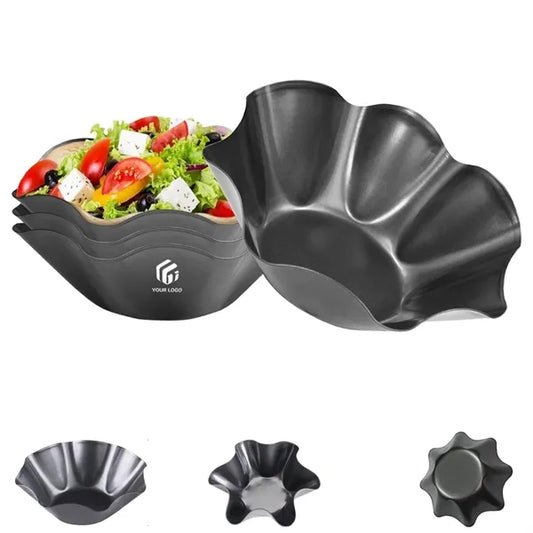 Non-stick tostada bakers extra thick taco salad bowl pan