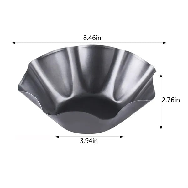 Non-stick tostada bakers extra thick taco salad bowl pan