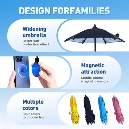 Magnetic Phone Umbrella for Sun