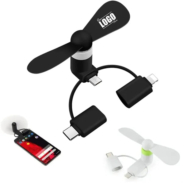 3-in-1 Mini Phone Fan