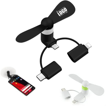 3-in-1 Mini Phone Fan