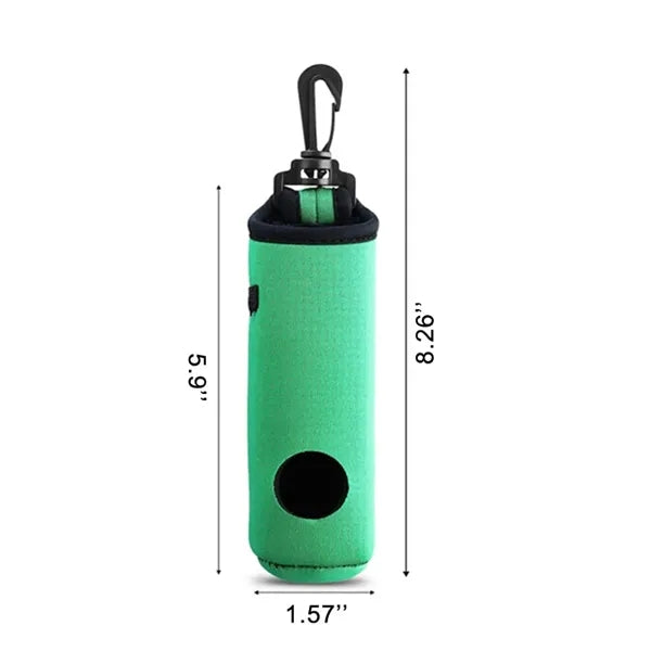 6'' Neoprene Golf Ball Carry Bag Pouch w/Hook MOQ50PCS