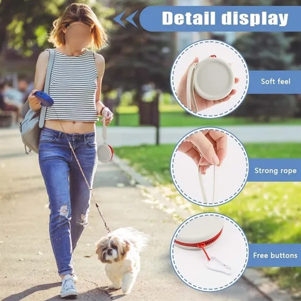Cute dog treat pouch headphone case silicone coin purse