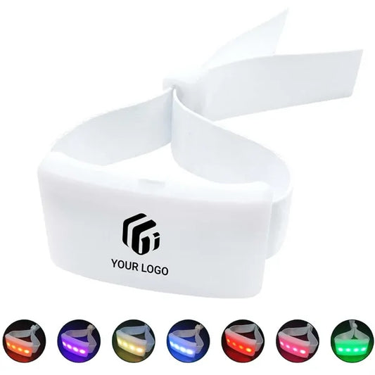 Rave concert party favors adjustable light up bracelet