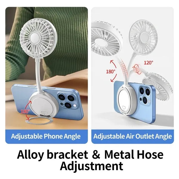 Portable Rechargeable Magnetic Phone Fan