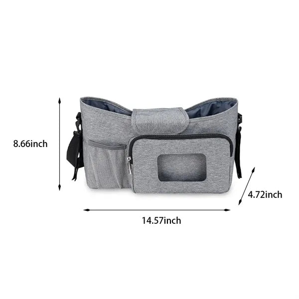 Large capacity travel universal baby stroller bag organiser