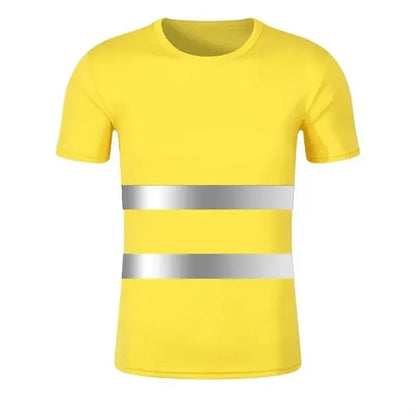 Round Neck Reflective Safe T-shirt