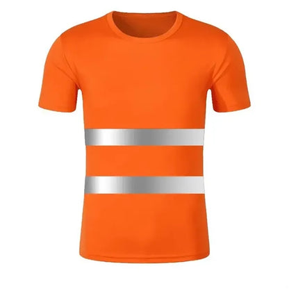 Round Neck Reflective Safe T-shirt