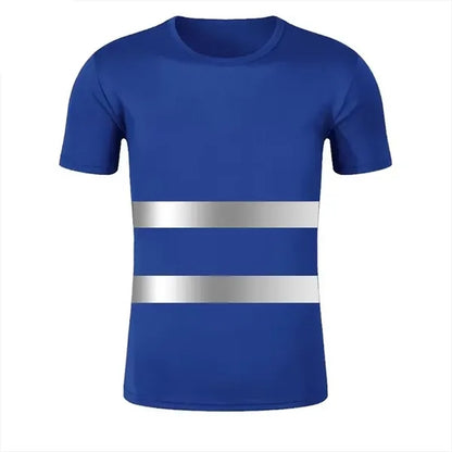 Round Neck Reflective Safe T-shirt