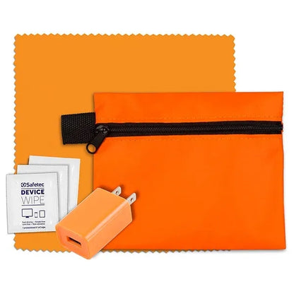 Tech Home and Travel Kit w/ Cleaning Cloth / Wall Charger