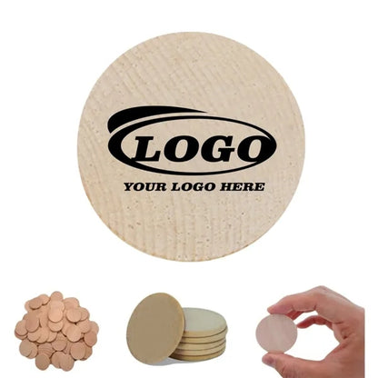 wooden tokens