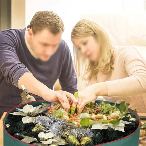 Durable Christmas Wreath Storage Bag with Sturdy Handle