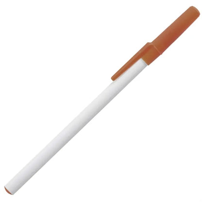 Durable Stick Pen w/ Colored Cap