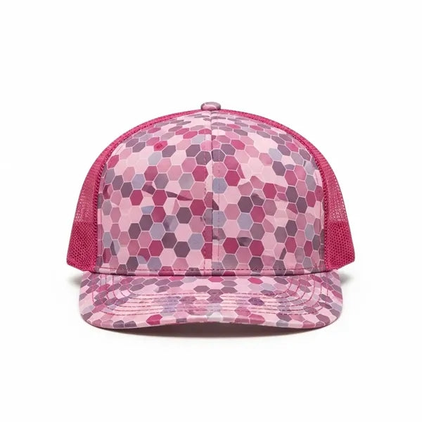 Richardson 5-Panel Hat w/Leatherette Patches or Embroidery