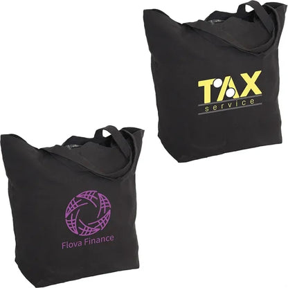 Premium 20" W x 17.5" H 12 oz Cotton Canvas Tote Bag