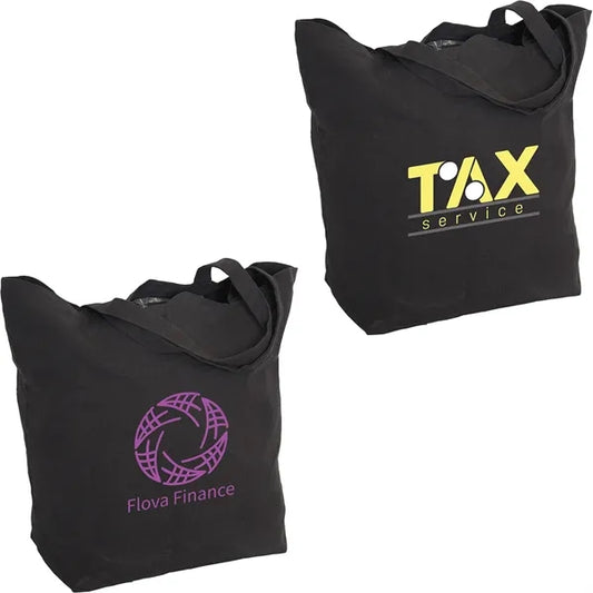 Premium 20" W x 17.5" H 12 oz Cotton Canvas Tote Bag